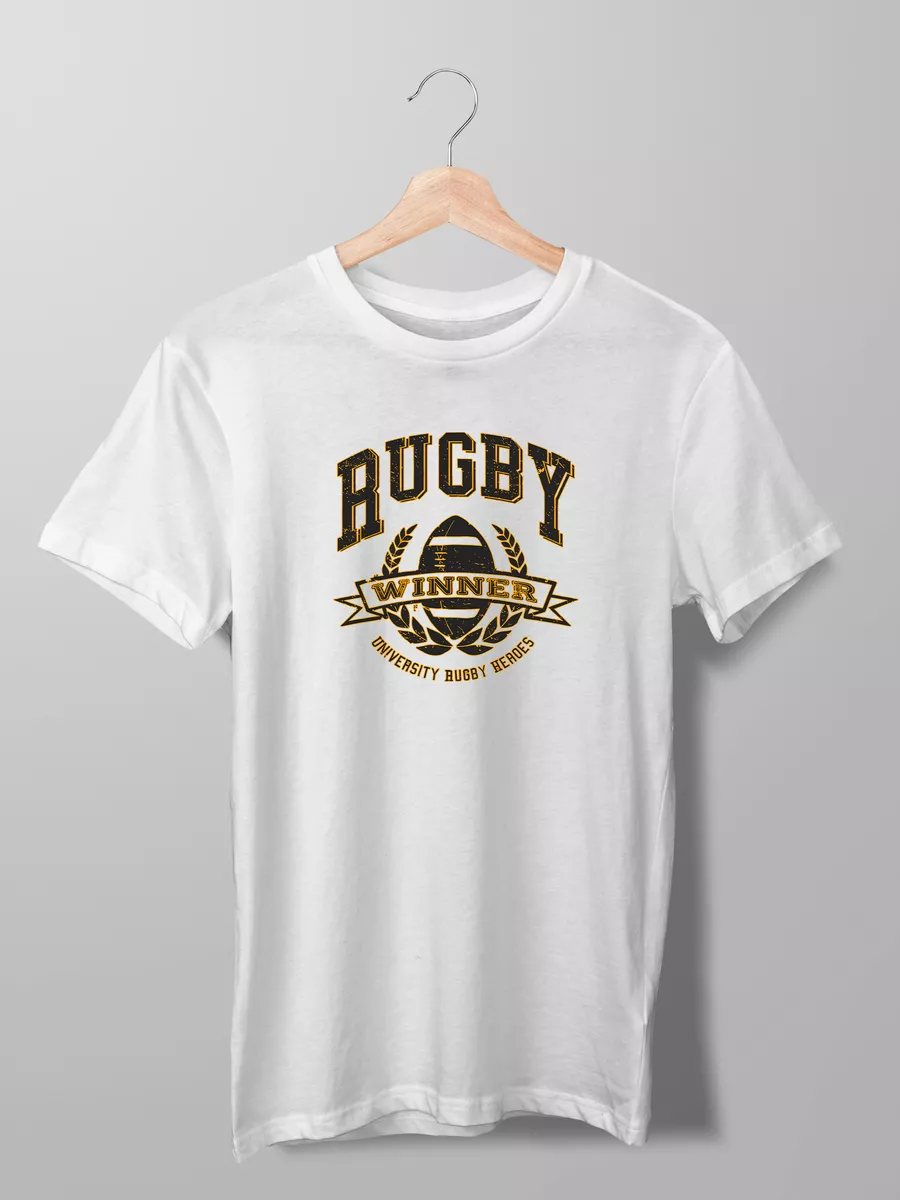 Футболка с надписью rugby регби