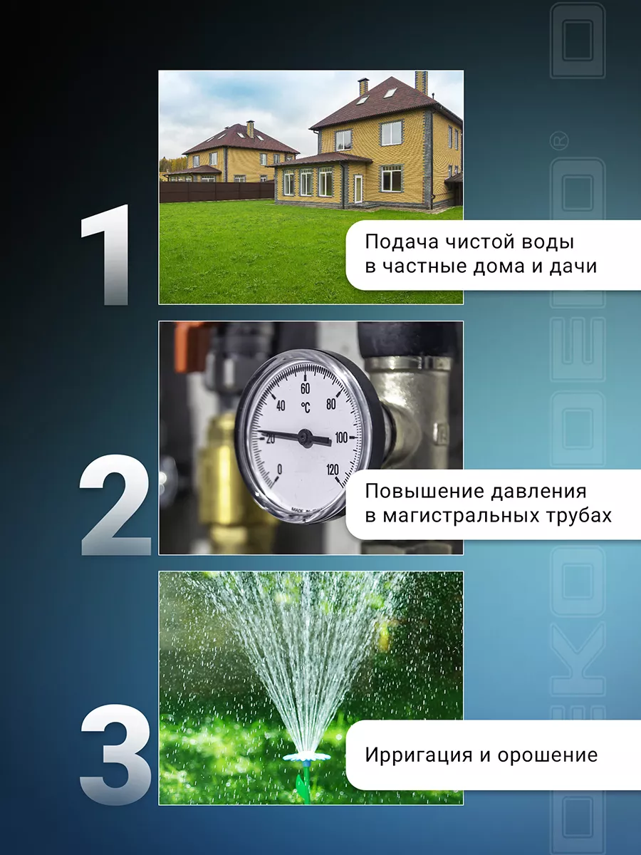 Насосная станция DEKO DKJP600, 600Вт, 50 л/мин, 24л DEKO 217879877 купить в  интернет-магазине Wildberries