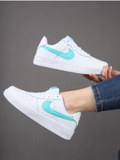 Кроссовки Nike Air Force 1 белые NIKE 217881145 купить за 851 ₽ в интернет-магазине Wildberries