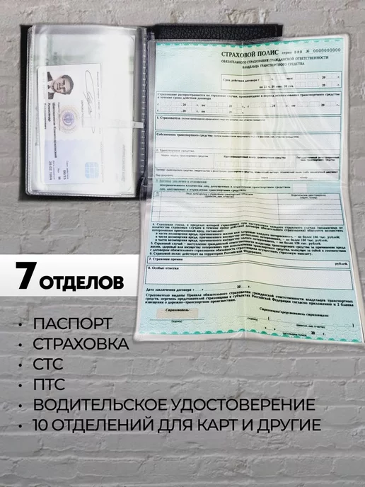 A-S AUTOSTYLE Обложка для автодокументов и на паспорт с маркой Донгфенг, черный, фото 2