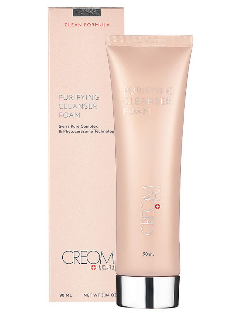 Креом крем швейцария. Creom очищающая крем-пенка для умывания Purifying Cleanser Foam.. Creom швейцарский крем.