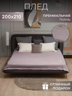 Плед 200х210 на кровать и диван велсофт Венеция 217887939 купить за 696 ₽ в интернет-магазине Wildberries