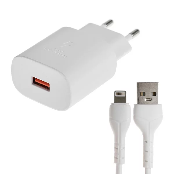 Сетевое зарядное устройство 5 А, кабель USB — Lightning