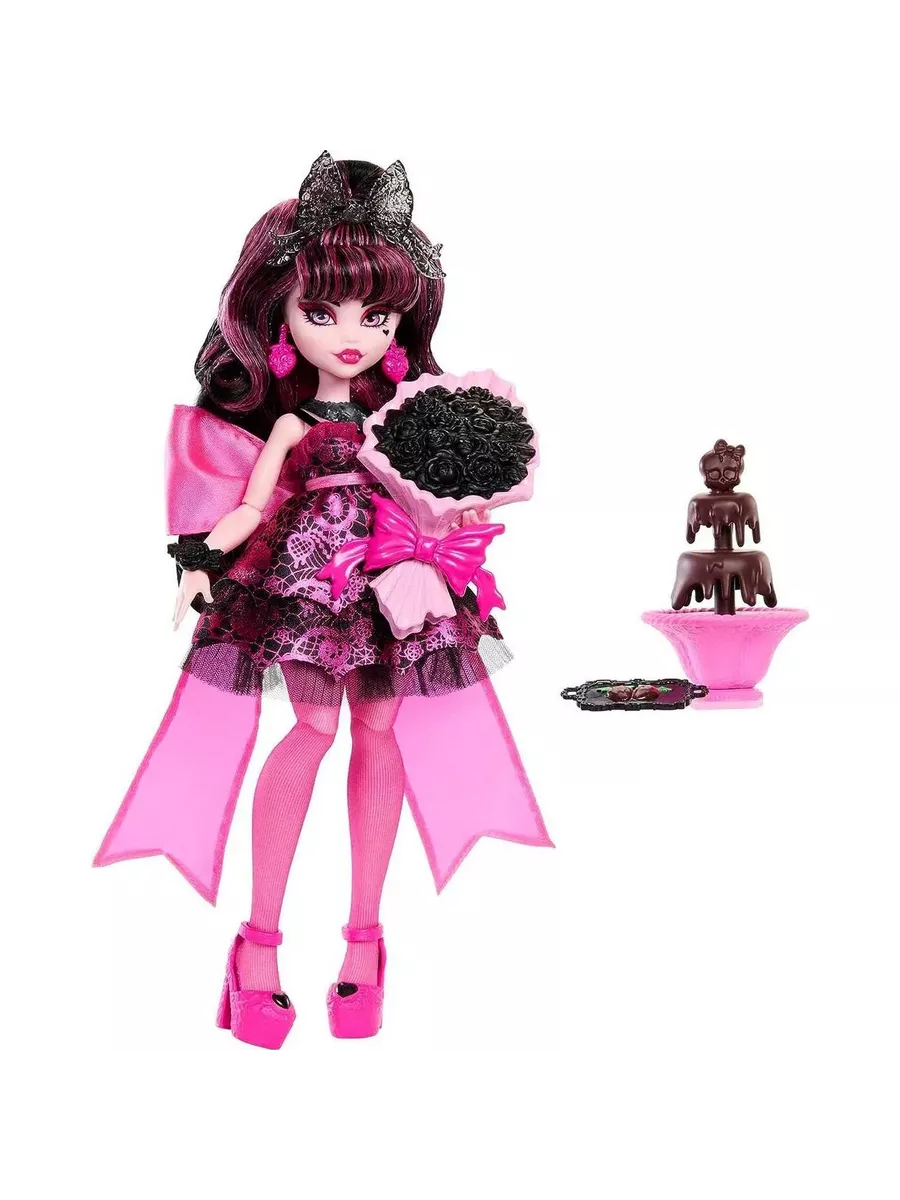 Кукла Monster High Series Monster Ball Draculaura HNF68 Mattel 217930690  купить за 6 681 ₽ в интернет-магазине Wildberries