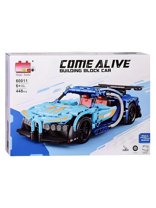 LEGO Машинка инерционная 60011 - Спорткар Honour (aнaлoг), вариант, фото 2