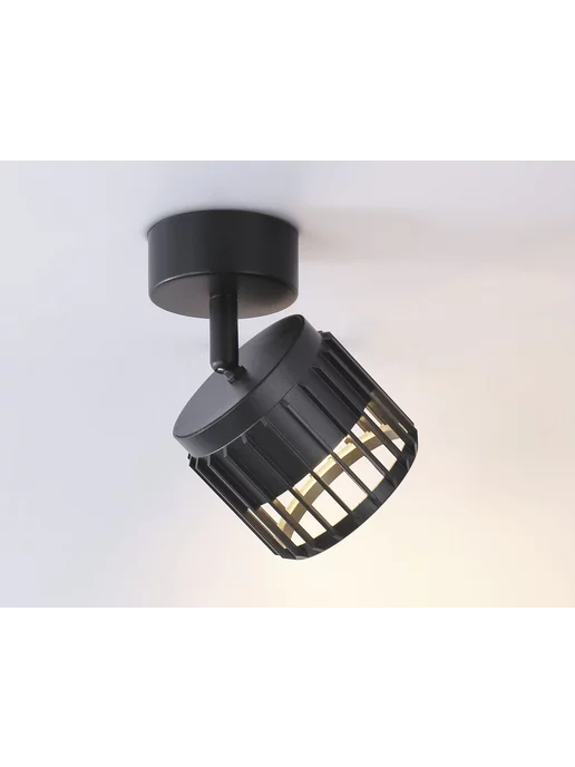 AMBRELLA LIGHT Светильник спот потолочный накладной в спальню, черный, фото 3