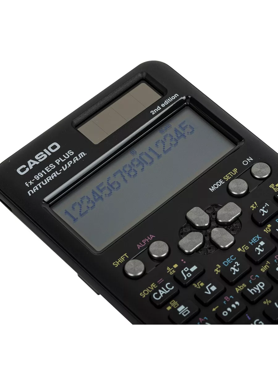 Калькулятор инженерный FX-991ES PLUS-2 (162х77 мм), 417 фун CASIO 217979167  купить за 3 567 ₽ в интернет-магазине Wildberries