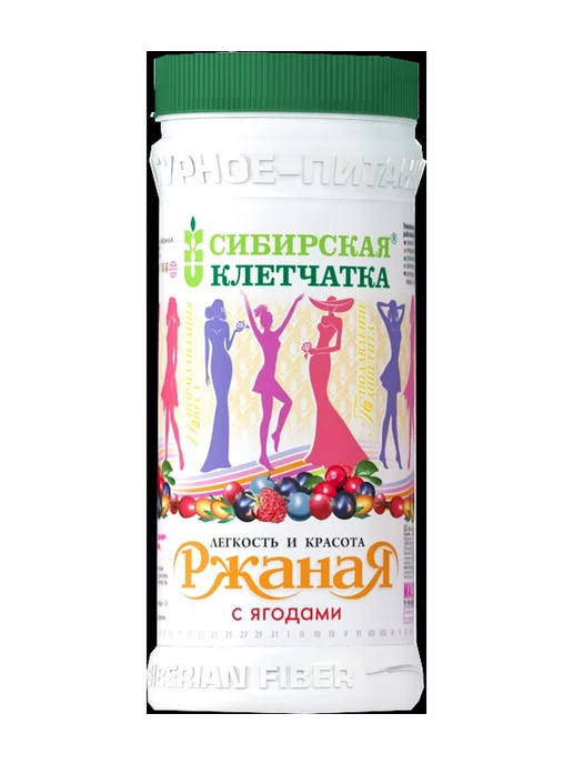 Сибирская клетчатка Клетчатка ржаная с ягодами Сибирская 350 г, 350 г, фото 4