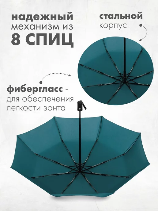 City Umbrella Зонт автомат легкий антиветер, вариант, фото 3