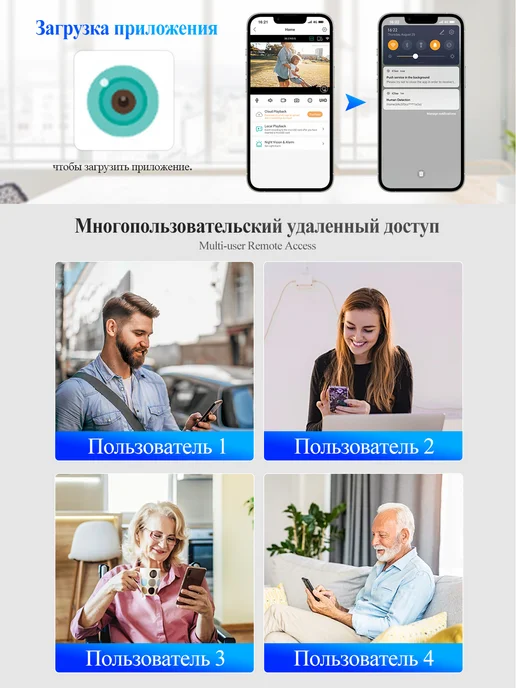 Techage Готовый комплект видеонаблюдения уличный 8CH 5Мп POE на 2шт, 2 шт, фото 8