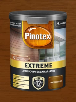 Extreme лазурь для дерева Тиковое дерево 0,9л Pinotex 218077835 купить за 1 470 ₽ в интернет-магазине Wildberries