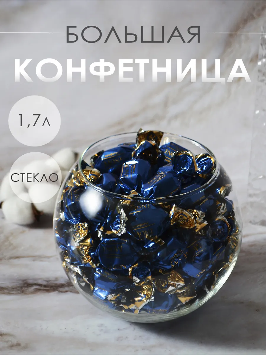 Конфетница стеклянная...
