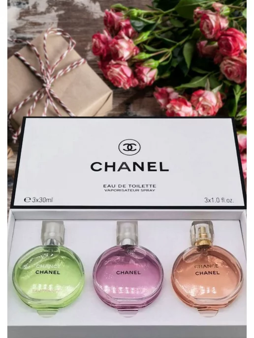 Духи набор Chanel Chance 3*30 ml NEW, 3x30