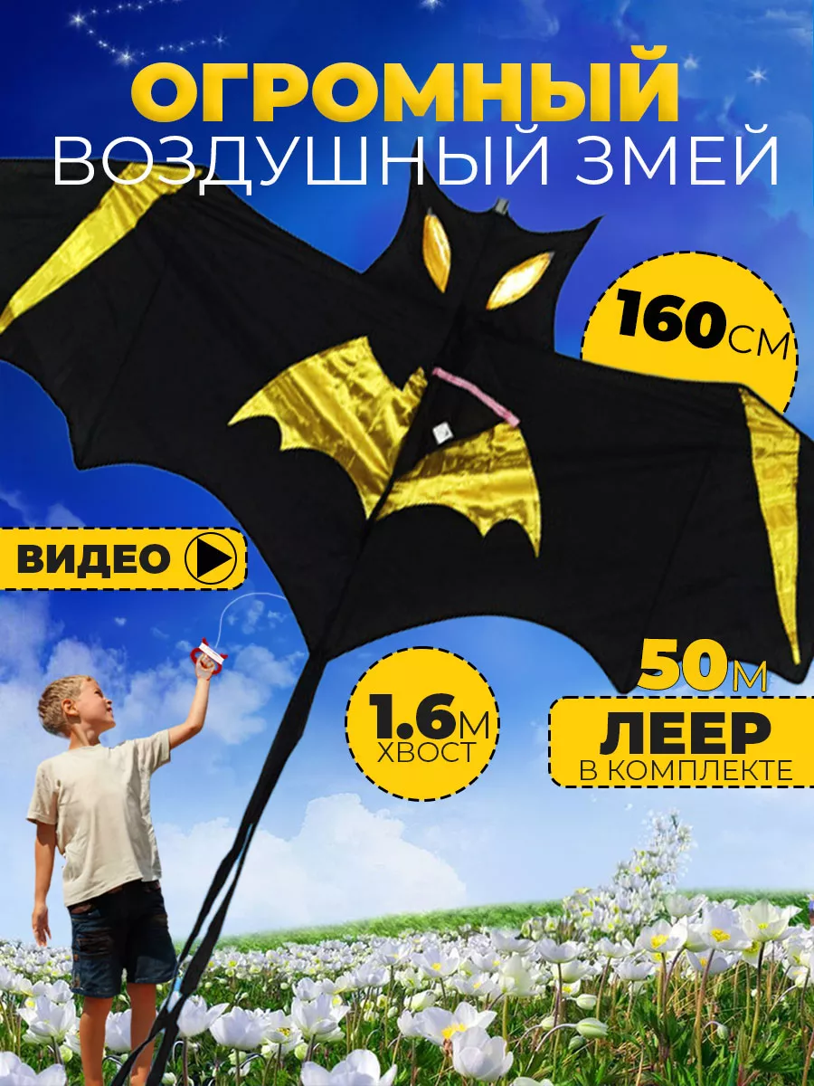 Воздушный Змей для ребенка большой