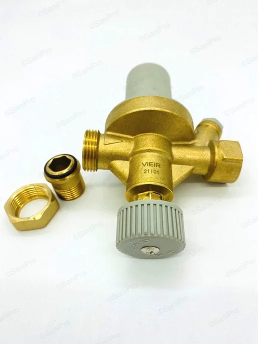 vieir Подпиточный клапан 1 2" с регулятором давления, латунь, вариант, фото 2