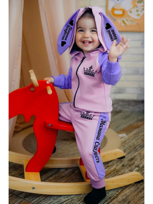 Eva&Алиса Костюм для новорожденного малыша, розовый, фото 6