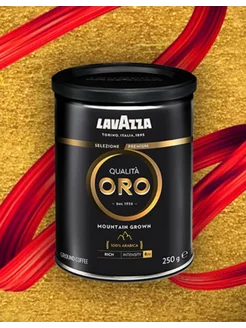 Кофе молотый Qualita Oro Mountain Grown ж б, 250г Lavazza 218279247 купить за 788 ₽ в интернет-магазине Wildberries