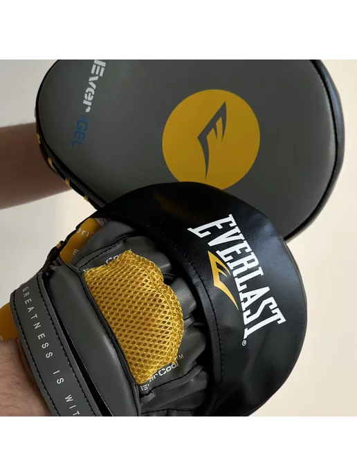 Everlast Лапы боксерские, черный, фото 2