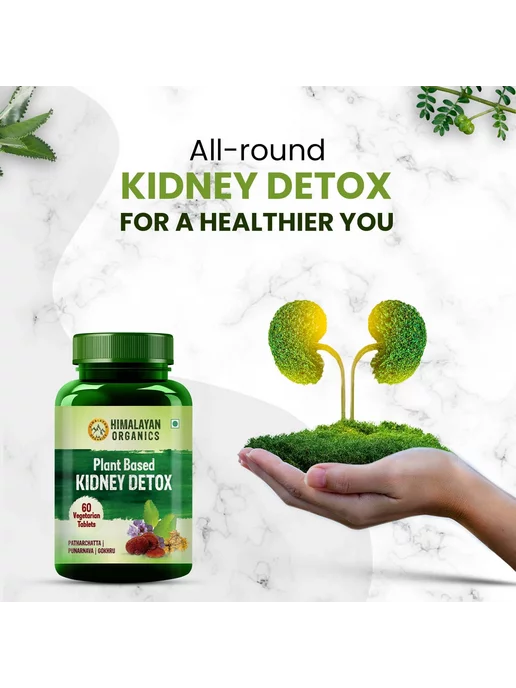 Himalayan Organics Plant Based Kidney Detox, 60 капс 500мг, вариант, фото 6