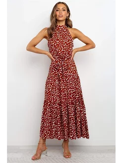 Платье-сарафан летнее длинное Ludov 218322816 купить за 1 082 ₽ в интернет-магазине Wildberries