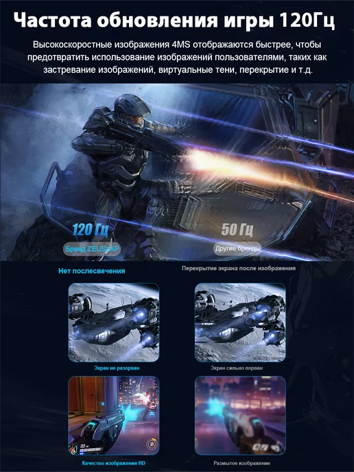 Zeuslap 15.6'' 120Гц Портативный монитор для ПК Switch PS5, вариант, фото 2