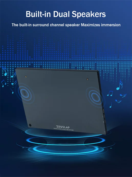Zeuslap 15.6'' 120Гц Портативный монитор для ПК Switch PS5, вариант, фото 5