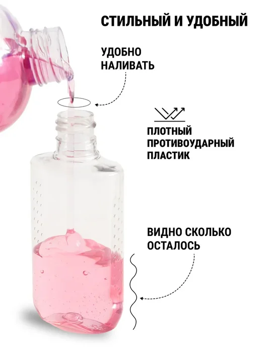 Alfatech Дорожный набор флаконов для путешествий, белый, 12 шт, фото 2