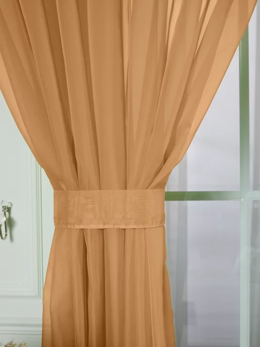VIP Home still Тюль вуаль в спальню и гостиную 200х250 см 2 шт, 200x250 см, фото 3