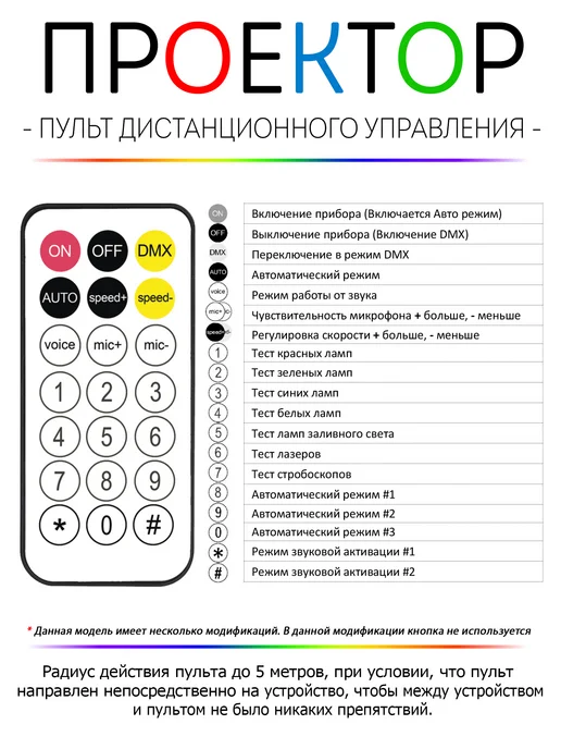 Party Light Светомузыка "Пчелиный глаз" 4 в 1, черный, фото 8