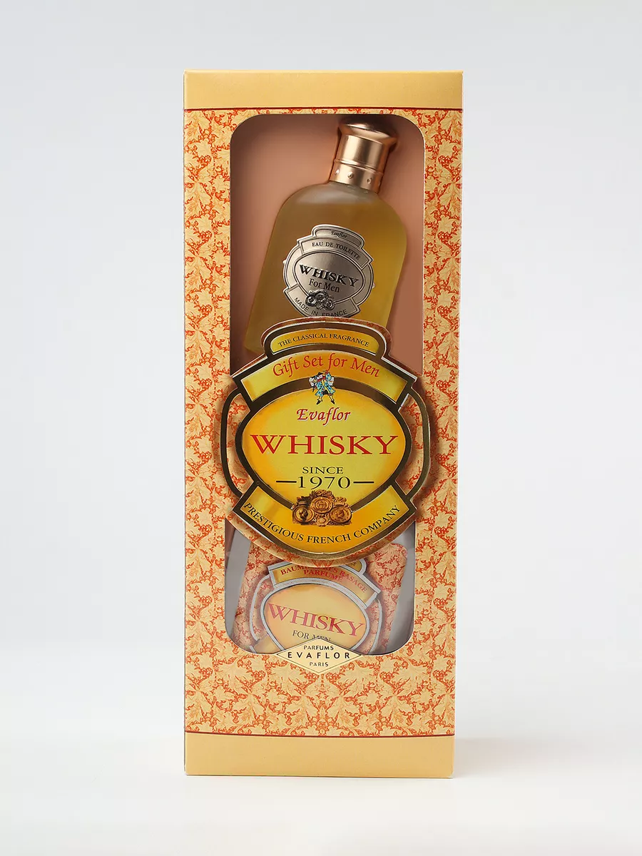 Подарочный набор мужской парфюмерии ЕВАФЛОР Whisky