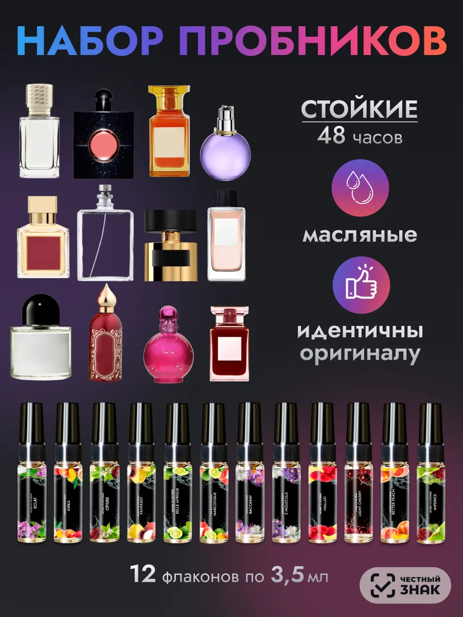 Духи стойкие масляные...