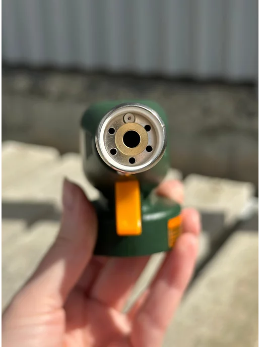 Jadever Tools Газовая горелка для баллончика с пьезоподжигом, зеленый, фото 7
