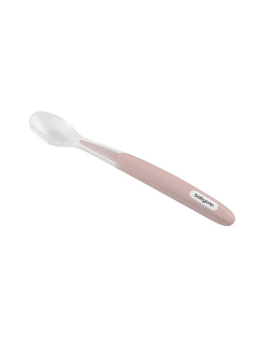 Babyono Ложка силиконовая для прикорма 6м+, 6 м, фото 2