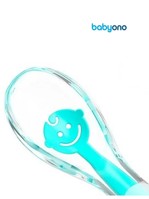 Babyono Ложечка для введения прикорма BABY SMILE, голубой, фото 7