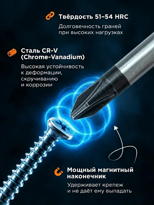 STC TOOLS Набор отверток 6 шт, 6 шт, фото 3