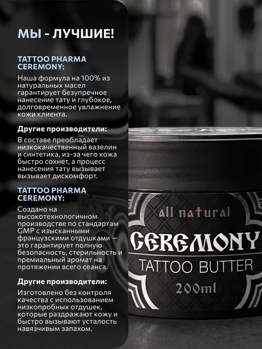 Tattoo Pharma Вазелин для тату и перманента Silk Way, 300 мл, 200 мл, фото 4