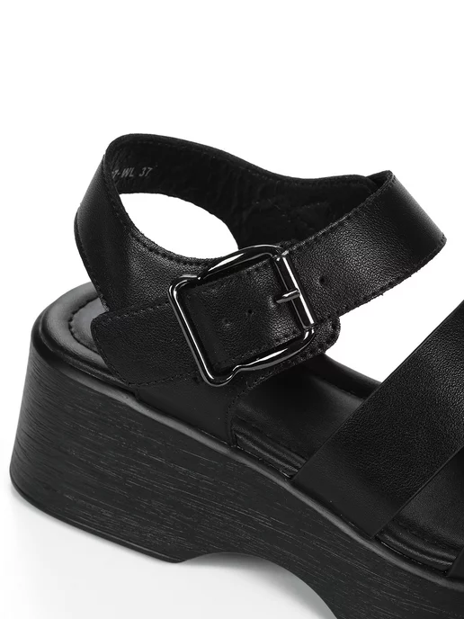 ALICANTRE Сандалии массивные на платформе, черный, фото 2