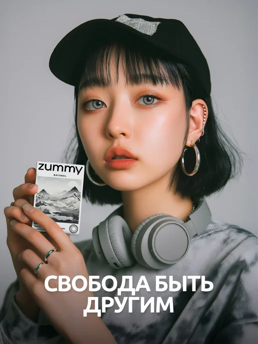 Zummy Цветные линзы для глаз без диоптрий многоразовые, серый, в упаковке 200 г, фото 4