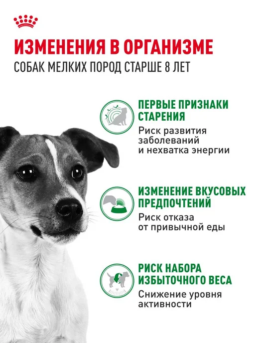 Сухой корм Royal canin Малых для собак, взрослые, мелкие, пожилые, 4 кг, фото 2