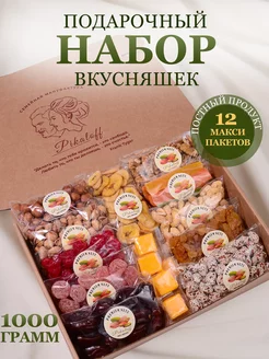 Сладкий подарочный набор орехов и сухофруктов Pikaloff 218531816 купить за 1 159 ₽ в интернет-магазине Wildberries