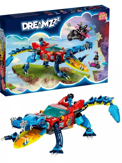 LEGO Конструктор Автомобиль-Крокодил 2 в 1 494 детали, вариант