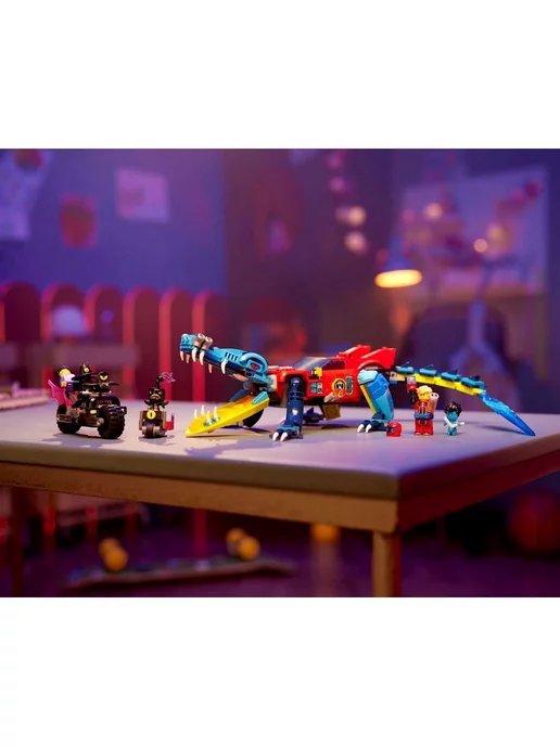 LEGO Конструктор Автомобиль-Крокодил 2 в 1 494 детали, вариант, фото 7