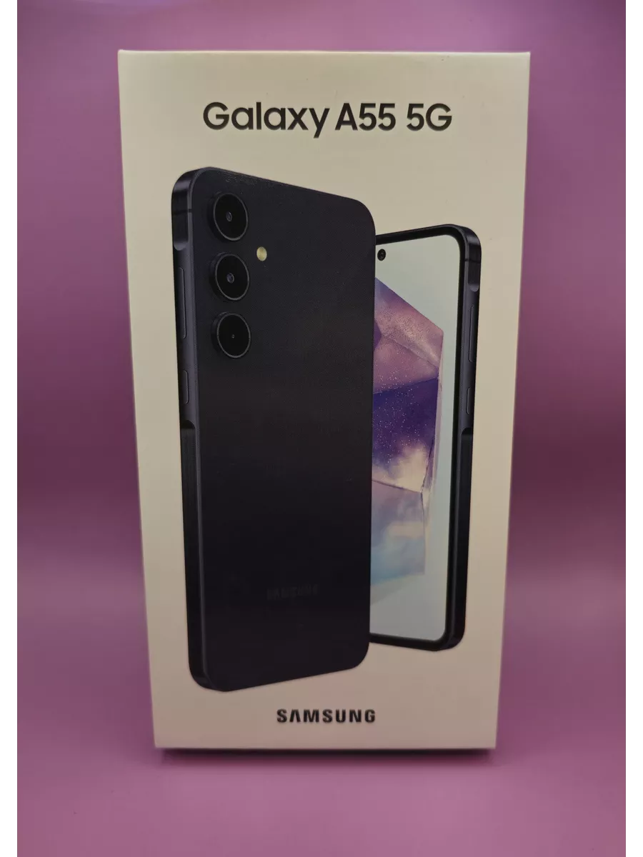 Смартфон Samsung Galaxy A55 5G 8/256 Гб, темно-синий Samsung 218556480  купить за 36 663 ₽ в интернет-магазине Wildberries