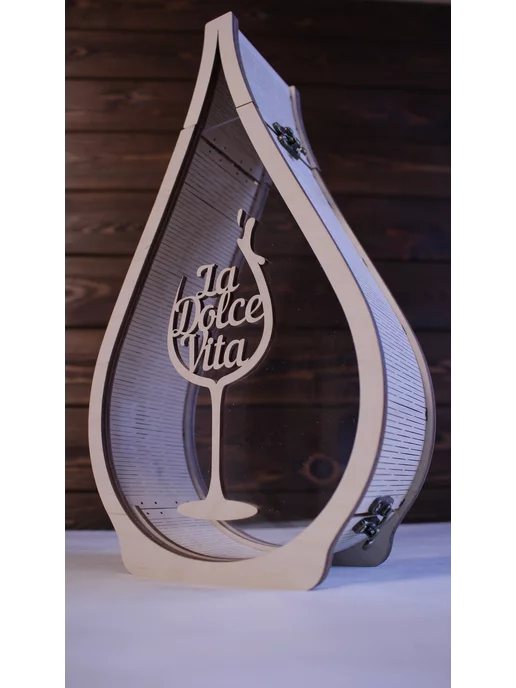 Plastic Wood Копилка для винных пробок, коробка для пробок, голубой, фото 4