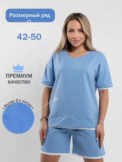 Спортивный костюм летний с шортами двойка Lovito_clothing 218629638 купить за 1 157 ₽ в интернет-магазине Wildberries