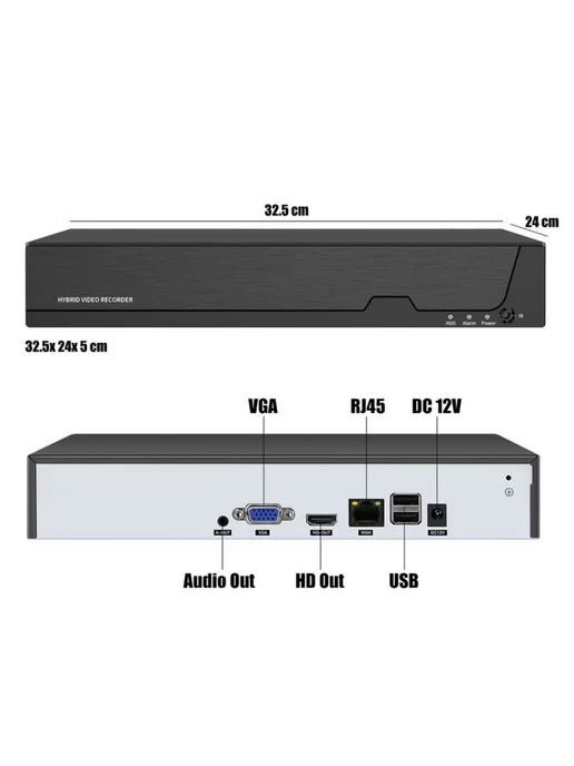 LIDERMAX Видеорегистратор IP 9-канальный NVR 9CH, вариант, фото 2