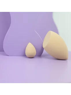 Спонж Blending sponge mini INGLOT. Цвет бежевый. Вид 4.
