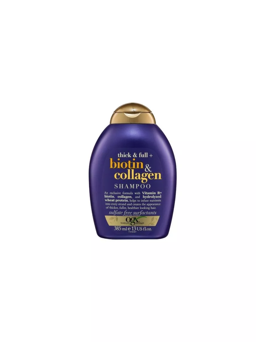 Шампунь для волос Thick And Full Biotin And Collagen 385 мл OGX
