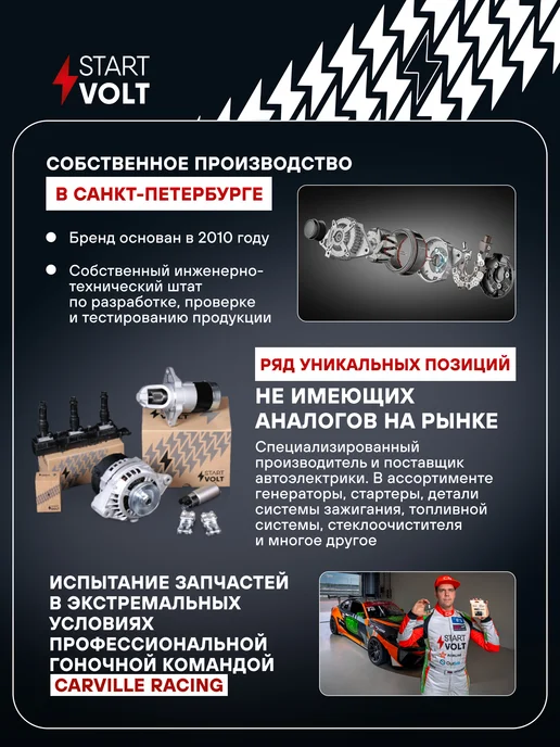 STARTVOLT Шкив с обгонной муфтой генератора Toyota Corolla E15 Auris, Auris, фото 5