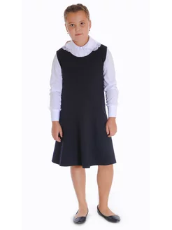 Fleur de Vie Сарафан школьный детский из трикотажа